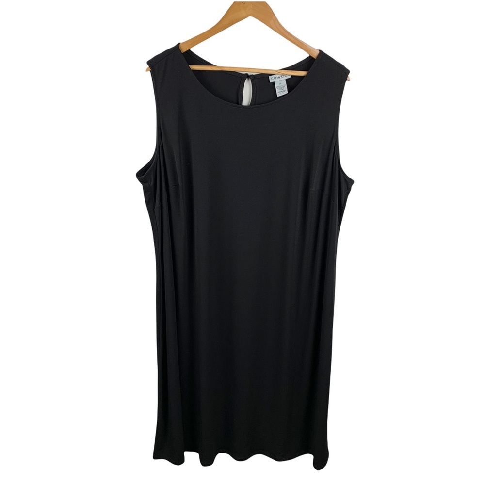 Catherines 2-Piece Set Black Sleeveless Dress & Chevron Jacket Size 2X. NWT - Picture 10 of 14